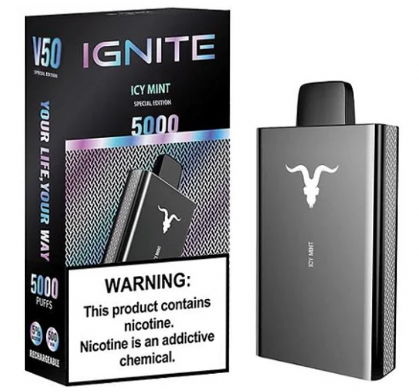 Pod Descartvel Ignite V50 5000 Puffs Special Black Edition